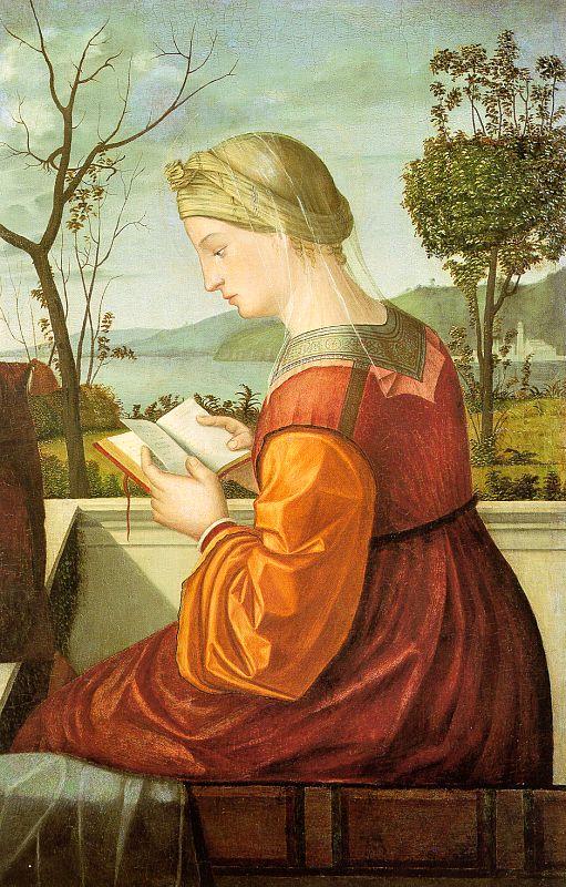 The Virgin Reading, Vittore Carpaccio
